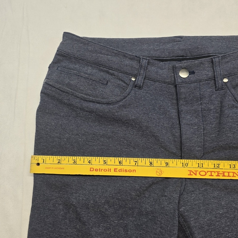 Lululemon Abc Canvas skinny Pants Men Size 32x32 Blue - Picture 5 of 11